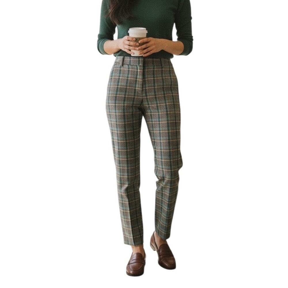 Holly & White by Lindex Women’s Nomi Plaid Pants Size UK 14/US 10